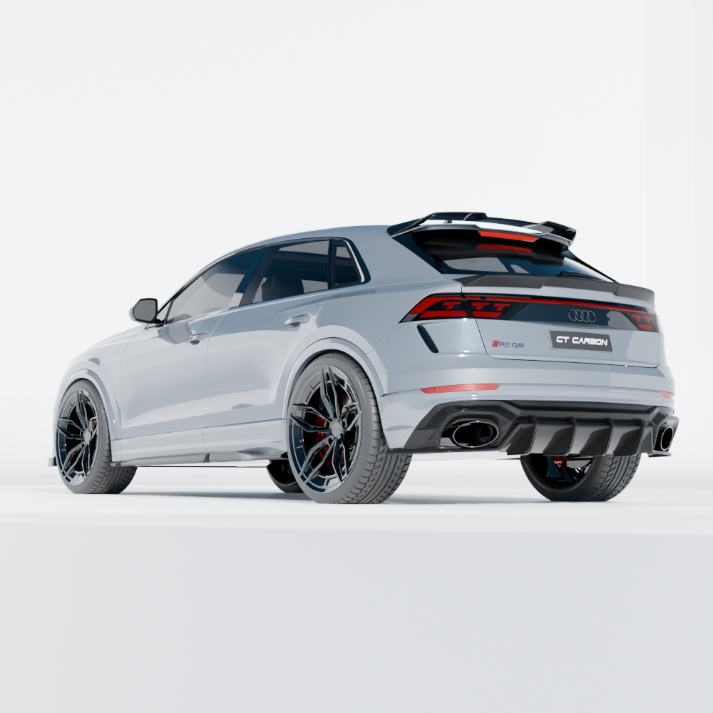 AUDI RSQ8 2020+ CARBON FIBRE SIDE SKIRTS - CT DESIGN