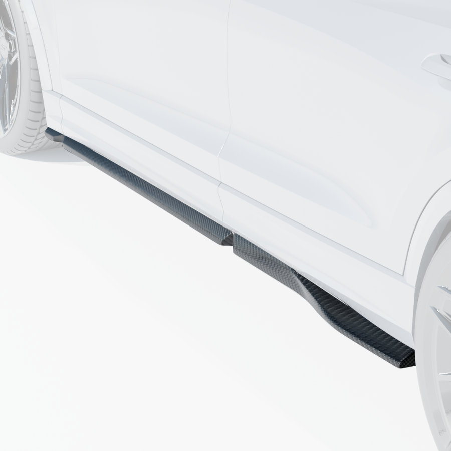 AUDI RSQ8 2020+ CARBON FIBRE SIDE SKIRTS - CT DESIGN