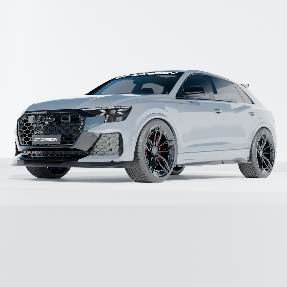 AUDI RSQ8 FACELIFT 2025+ CARBON FIBRE SPLITTER - CT DESIGN