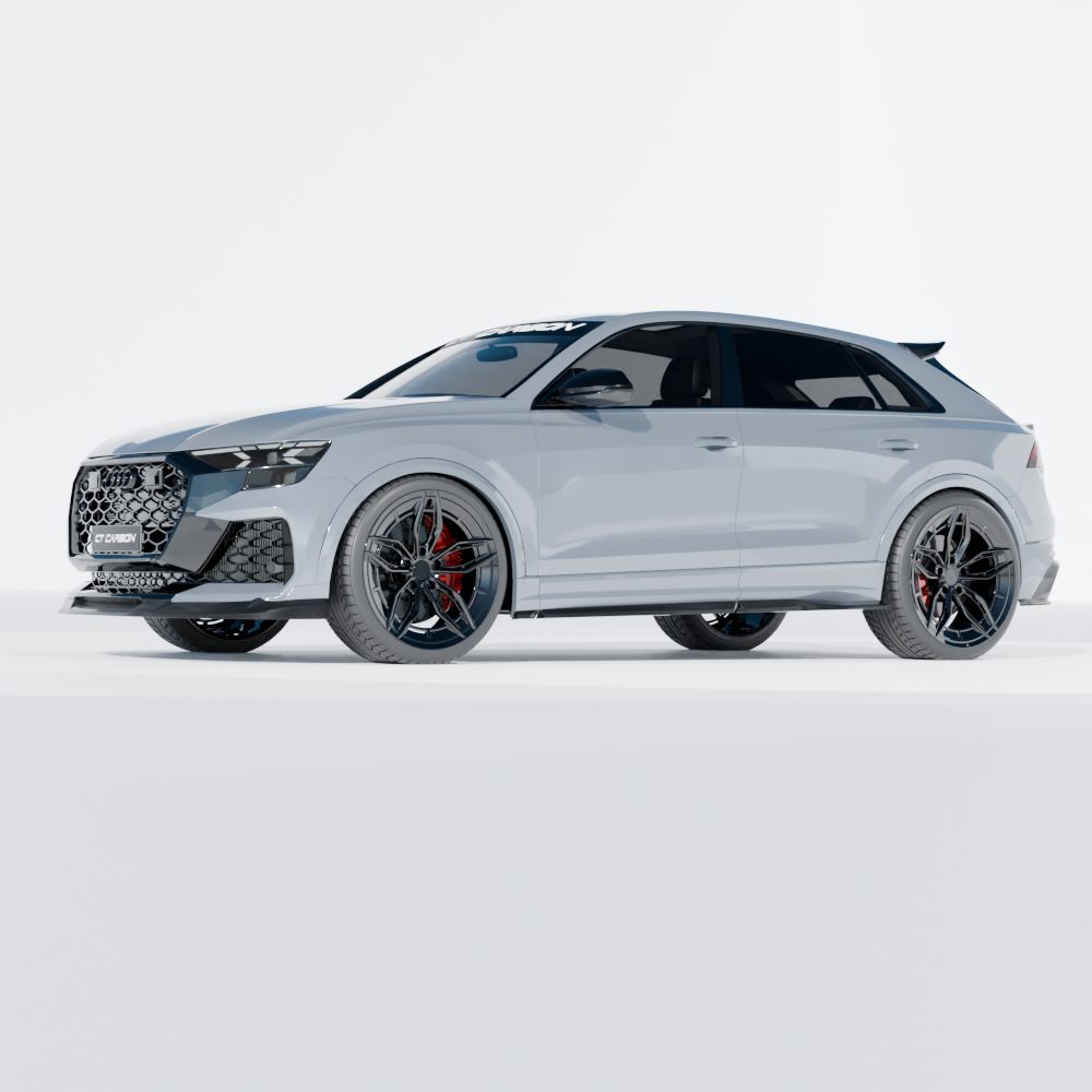 AUDI RSQ8 FACELIFT 2025+ CARBON FIBRE SPLITTER - CT DESIGN