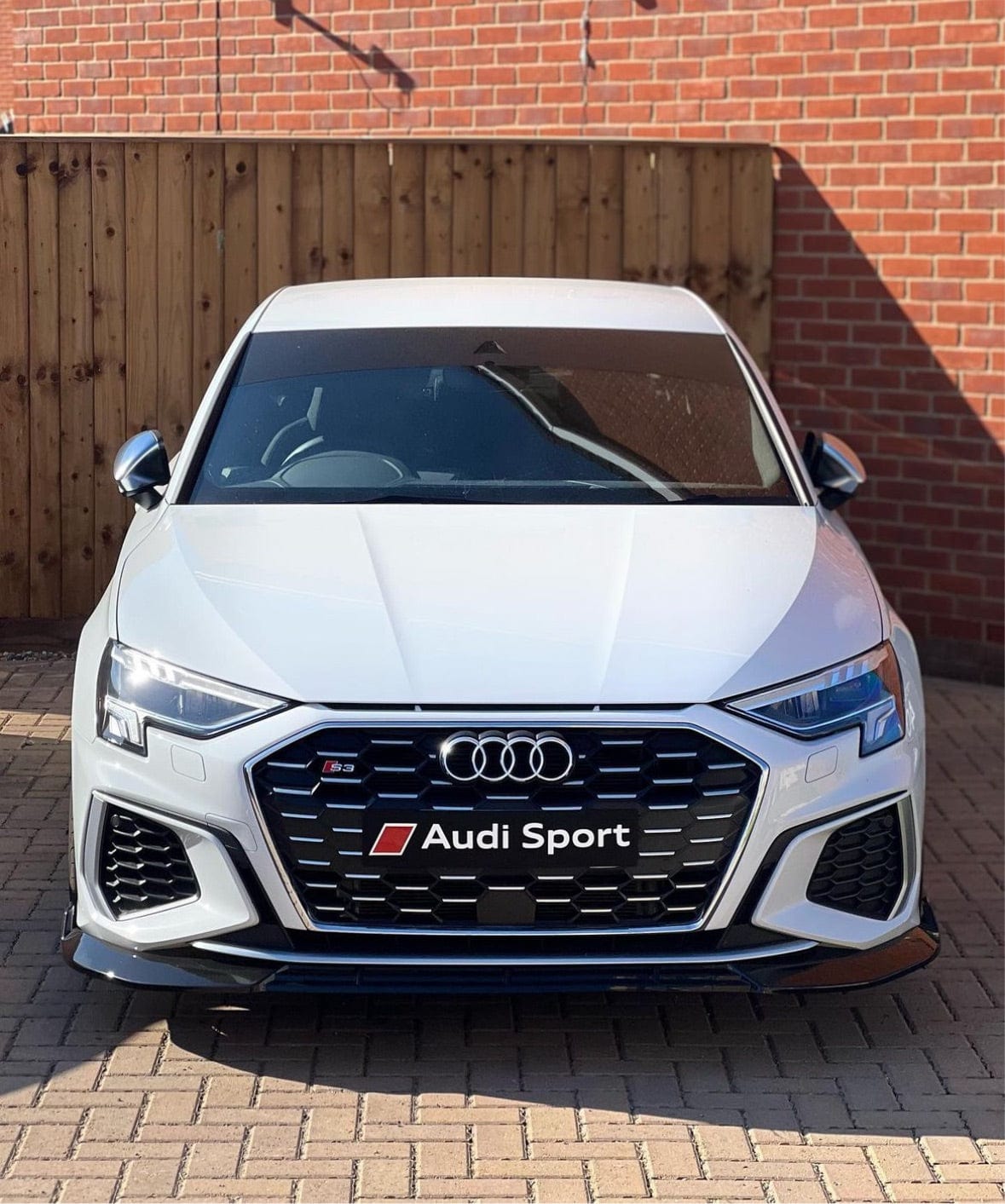AUDI S3/A3 8Y S-LINE 2020-2025 GLOSS BLACK SPLITTER