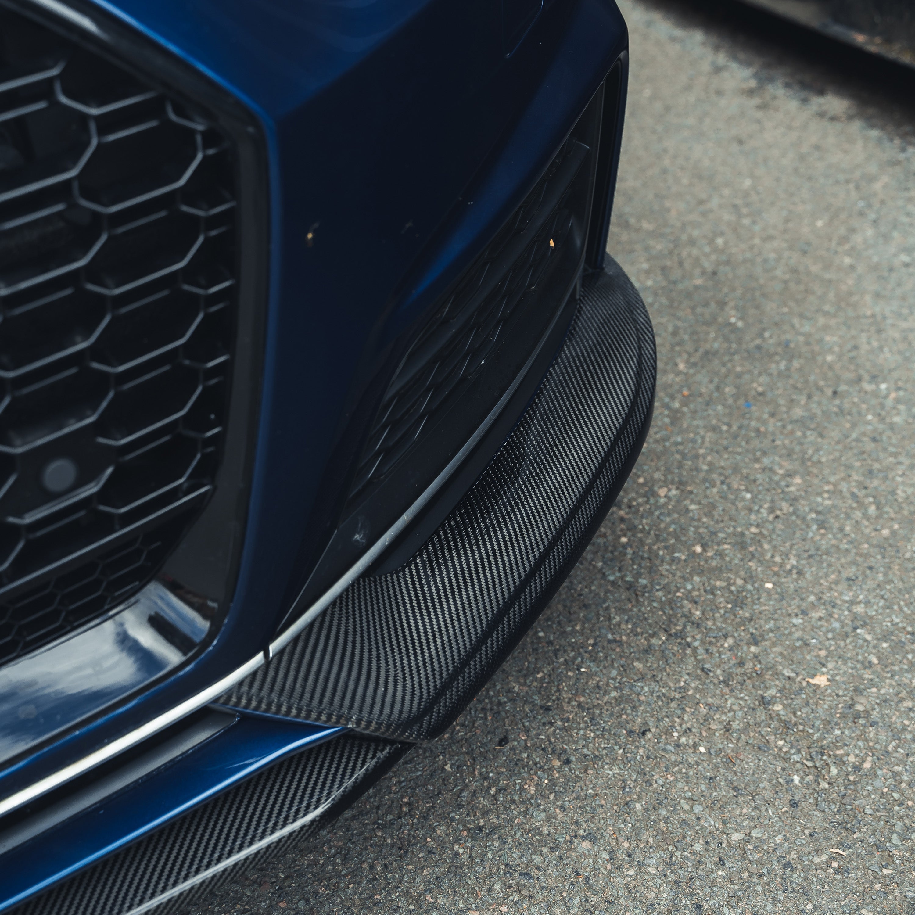 AUDI A5 S5 B9 2017-2021 CARBON FIBRE SPLITTER