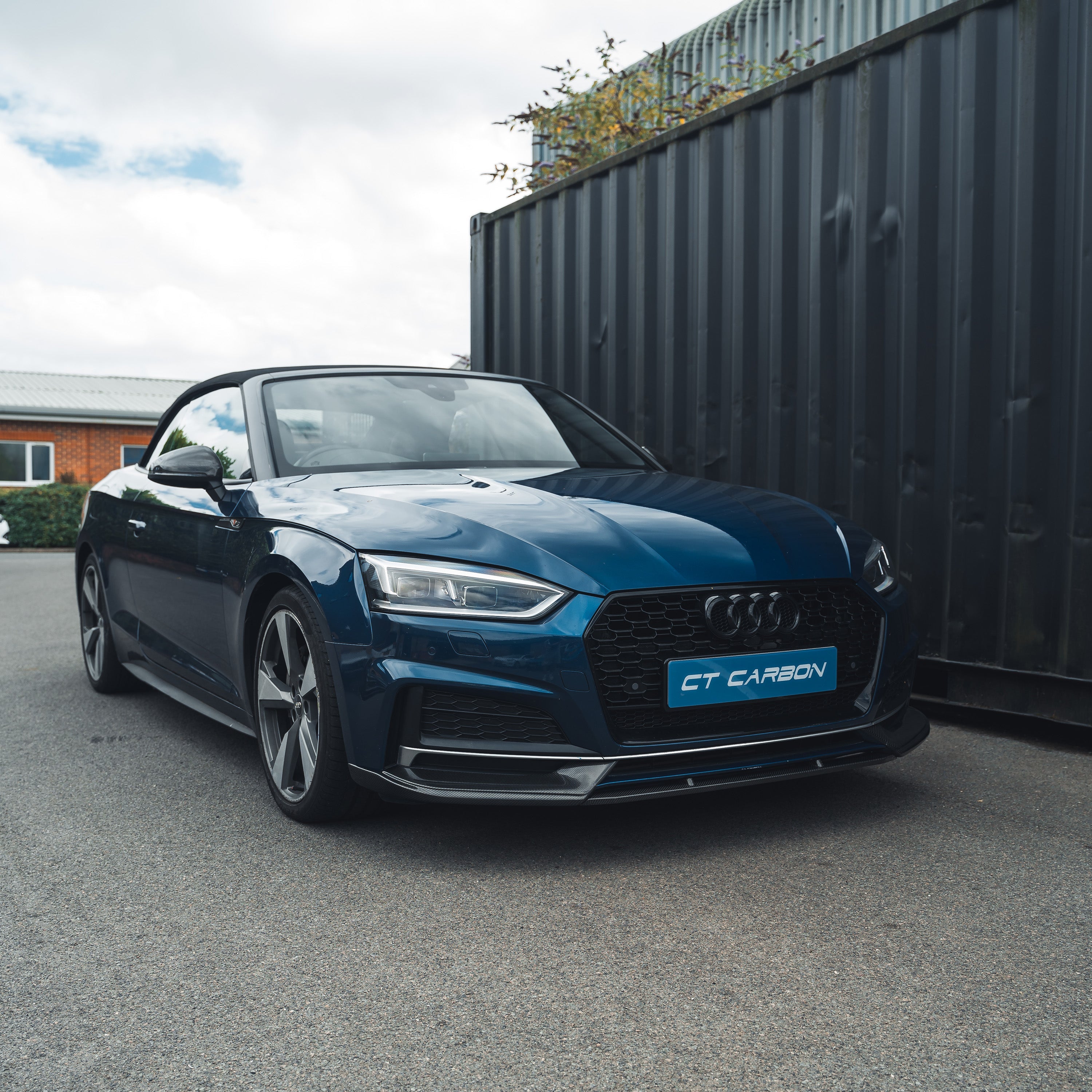 AUDI A5 S5 B9 2017-2021 CARBON FIBRE SPLITTER