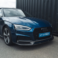 AUDI A5 S5 B9 2017-2021 CARBON FIBRE SPLITTER