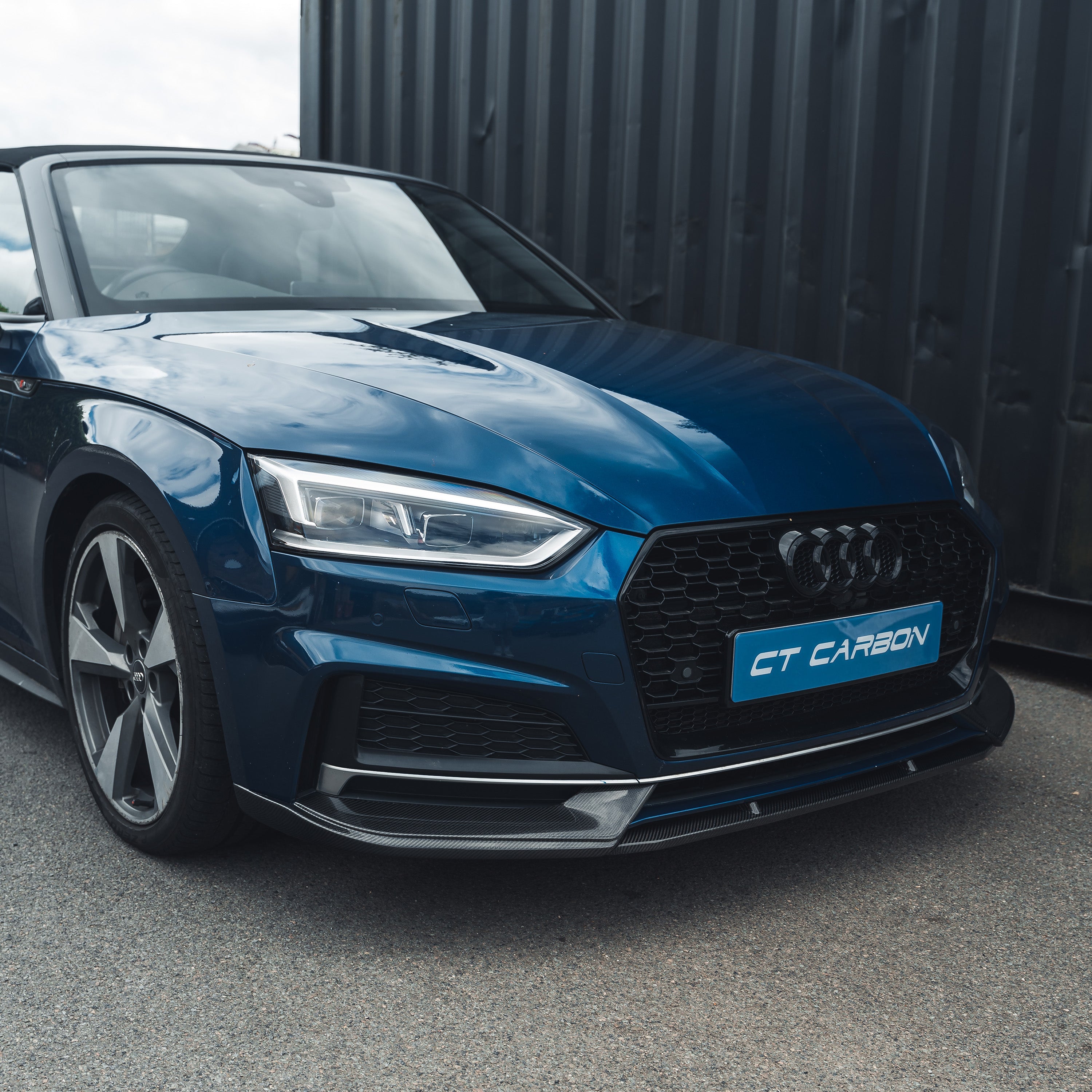 AUDI A5 S5 B9 2017-2021 CARBON FIBRE SPLITTER