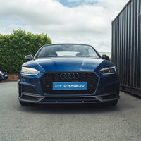 AUDI A5 S5 B9 2017-2021 CARBON FIBRE SPLITTER