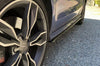 Audi SL 8X Low Splitter Kit Gloss Black ABS Plastic