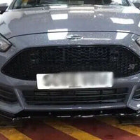 Ford Focus ST MK3 Facelift Splitter Kit Gloss Glack ABS Plastic