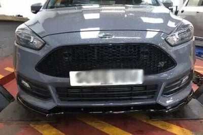 Ford Focus ST MK3 Facelift Splitter Kit Gloss Glack ABS Plastic