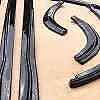 Ford Focus ST MK3 Prefacelift Splitter Kit Gloss Black ABS Plastic