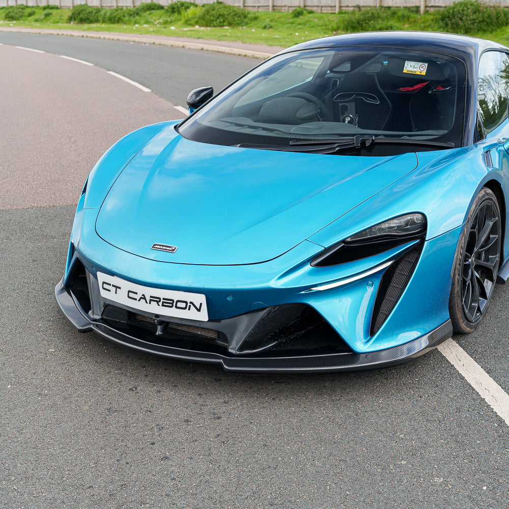 MCLAREN ARTURA 2023+ CARBON FIBRE SPLITTER - CT DESIGN