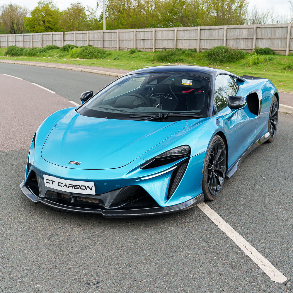 MCLAREN ARTURA 2023+ CARBON FIBRE SPLITTER - CT DESIGN