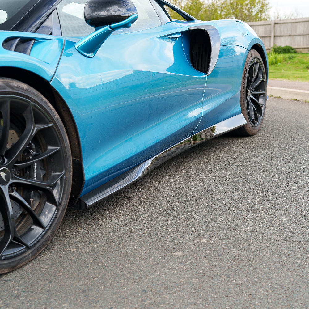 MCLAREN ARTURA 2023+ CARBON FIBRE SIDE SKIRTS - CT DESIGN