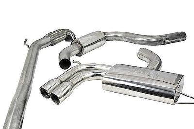 Cobra Exhausts - Audi A3 (8P) 2.0 TFSI 2WD (3 Door) Turbo Back Performance Exhaust