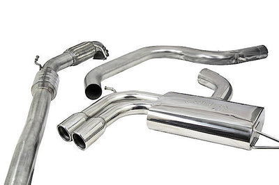 Cobra Exhausts - Audi A3 (8P) 2.0 TFSI 2WD (3 Door) Turbo Back Performance Exhaust