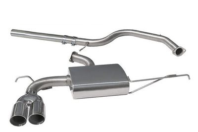 Cobra Exhausts - Audi A3 (8P) 2.0 TDI 140PS (2WD) (3 Door) Twin Tip Cat Back Performance Exhaust