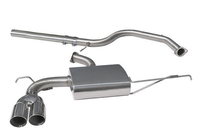 Cobra Exhausts - Audi A3 (8P) 2.0 TDI 170PS (2WD) (3 Door) Twin Tip Cat Back Performance Exhaust
