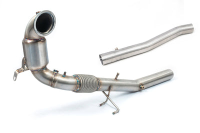 Cobra Exhausts - Audi S3 (8Y) Saloon Front Downpipe Sports Cat / De-Cat Performance Exhaust