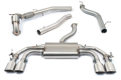 Cobra Exhausts - Audi S3 (8Y) 5 door Sportback Valved Turbo Back Performance Exhaust