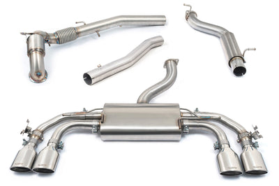 Cobra Exhausts - Audi S3 (8Y) 5 door Sportback Valved Turbo Back Performance Exhaust