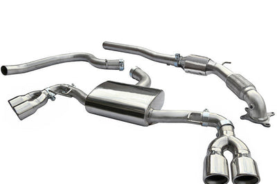 Cobra Exhausts - Audi TT (Mk2) 1.8/2.0 TFSI (2WD) (2007-11) Turbo Back Performance Exhaust