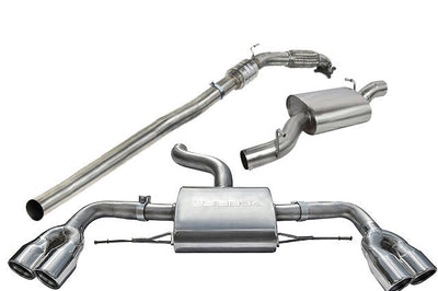 Cobra Exhausts - Audi TTS (Mk2) Quattro Turbo Back Performance Exhaust