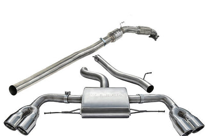 Cobra Exhausts - Audi TTS (Mk2) Quattro Turbo Back Performance Exhaust