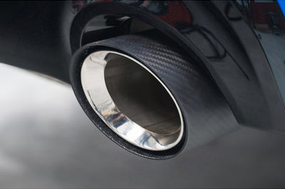 Cobra Exhausts - BMW X2 M35i xDrive (F39) OEM Style M Performance Tips - Carbon Fibre Larger 4" Slip-on Replacement Tailpipes