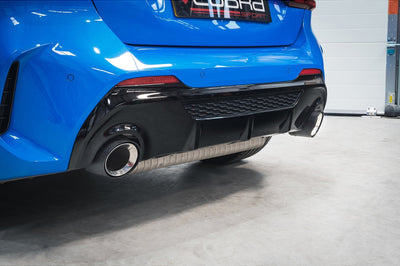 Cobra Exhausts - BMW M135i xDrive (F40) OEM Style M Performance Tips - Carbon Fibre Larger 4" Slip-on Replacement Tailpipes