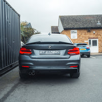 BMW 2 SERIES F22/F23 GLOSS BLACK TWIN EXHAUST DIFFUSER