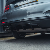 BMW 2 SERIES F22/F23 GLOSS BLACK TWIN EXHAUST DIFFUSER