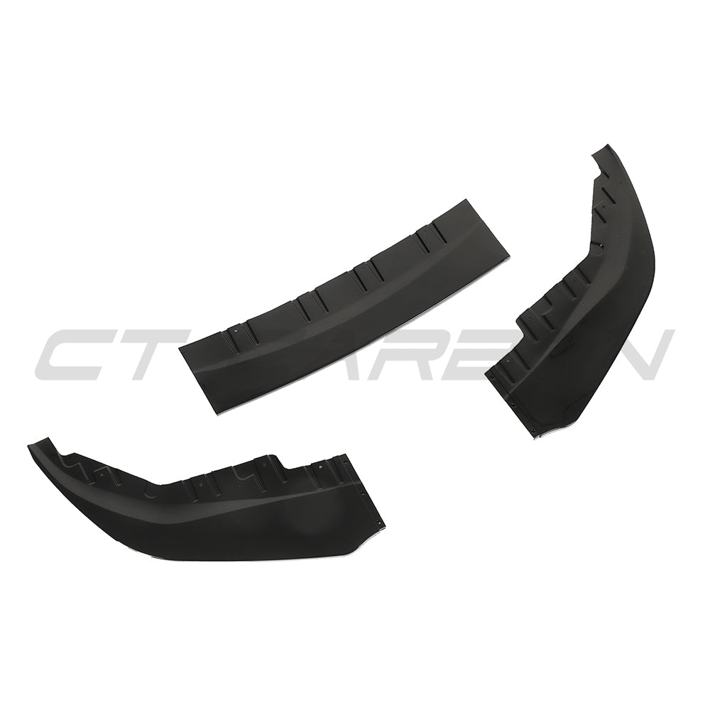 BMW 4 SERIES 2021+ G26 & i4 GLOSS BLACK SPLITTER - V1
