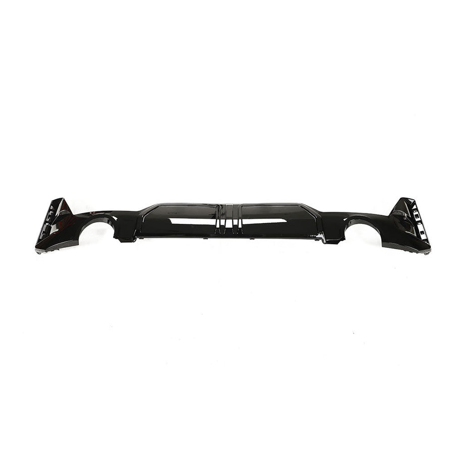 BMW G20/G21 3 SERIES 2022-2024 GLOSS BLACK LCI DIFFUSER (ROUND TIPS)