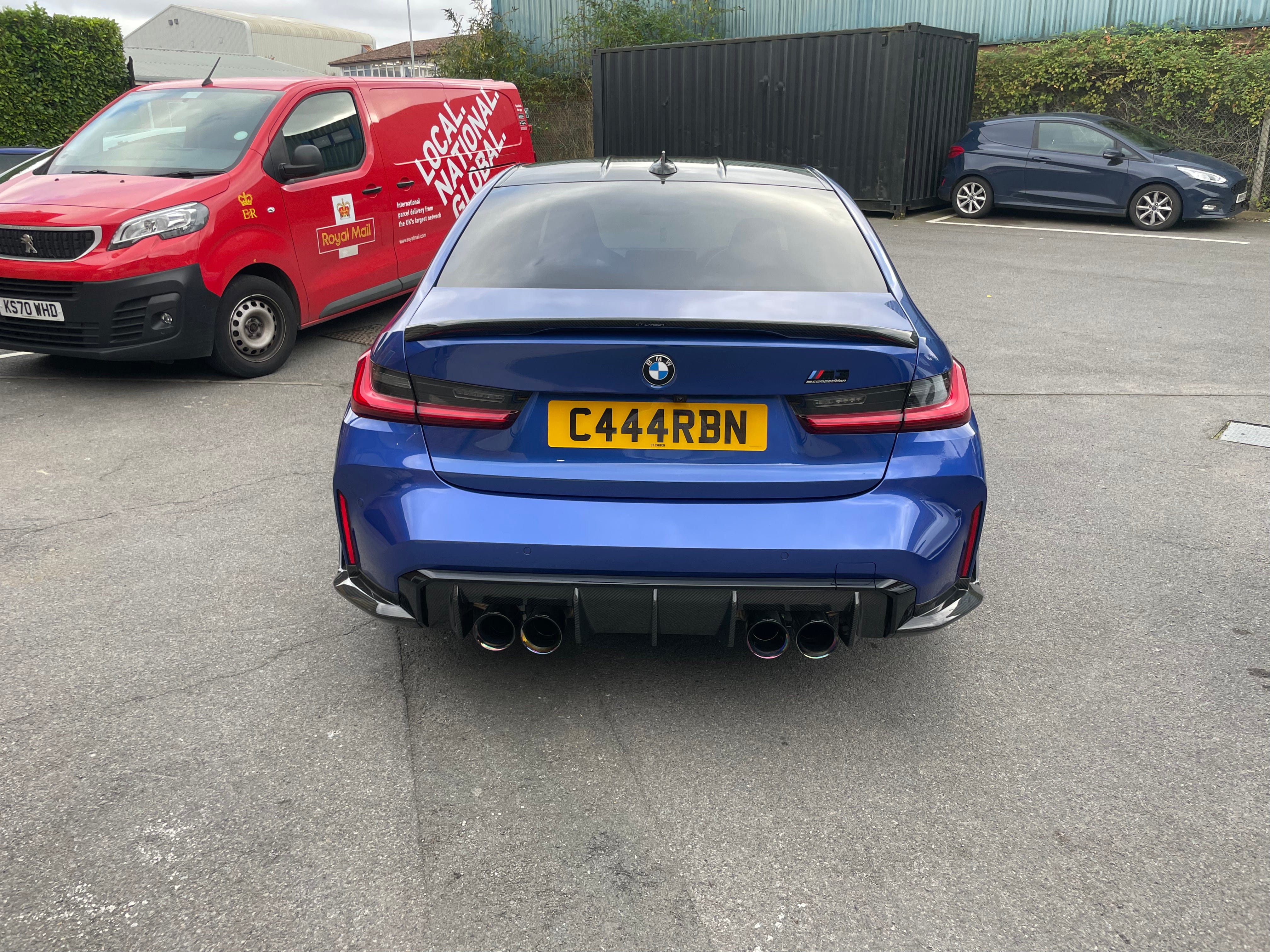 BMW M3/3 SERIES G80/G20 2018+ CARBON FIBRE SPOILER - V4