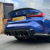 BMW M3/3 SERIES G80/G20 2018+ CARBON FIBRE SPOILER - V4