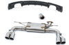 Cobra Exhausts - BMW 320i (F30 LCI/F31 LCI) (2011-19) Quad Exit M3 Style Performance Exhaust Conversion