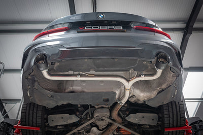 Cobra Exhausts - BMW 330e Touring (G21) (19>) Non-Valved Venom Dual Exit Rear Axle Back Performance Exhaust