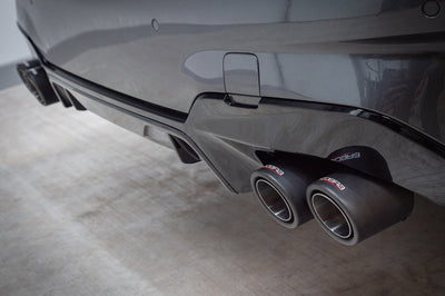 Cobra Exhausts - BMW 330e (G20) (19>) Valved Quad Exit Rear Axle Back M3 Style Performance Exhaust