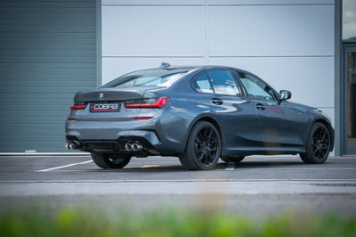 Cobra Exhausts - BMW 330e (G20) (19>) Non-Valved Venom Quad Exit Rear Axle Back M3 Style Performance Exhaust