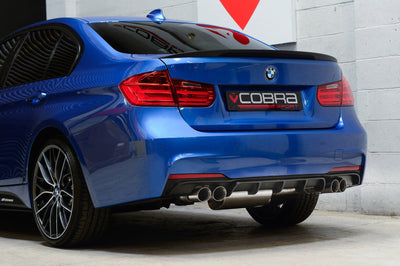 Cobra Exhausts - BMW 325D (F30 LCI/F31 LCI) (2015-19) Quad Exit M3 Style Performance Exhaust Conversion