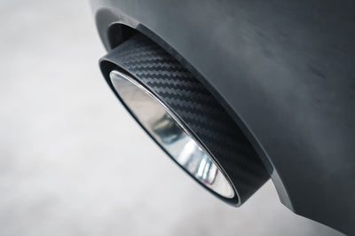 Cobra Exhausts - BMW 4 Series (G22/G23) Carbon Fibre M Performance Tips - OEM Style Larger 3.5" Slip-on Replacement Tailpipes