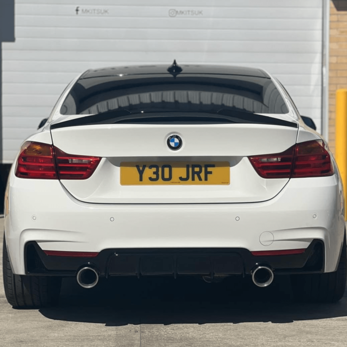 BMW 4 SERIES F32 GLOSS BLACK SPOILER - V4