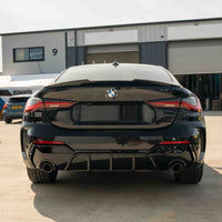 BMW G22/G23 4 SERIES 2020-2024 PRE LCI GLOSS BLACK ROUND TIP DIFFUSER