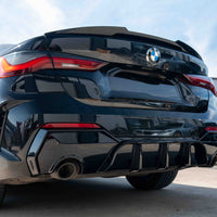 BMW G22/G23 4 SERIES 2020-2024 PRE LCI GLOSS BLACK ROUND TIP DIFFUSER