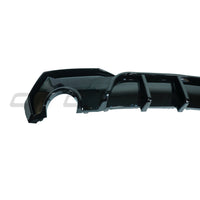 BMW G22/G23 4 SERIES 2020-2024 PRE LCI GLOSS BLACK ROUND TIP DIFFUSER