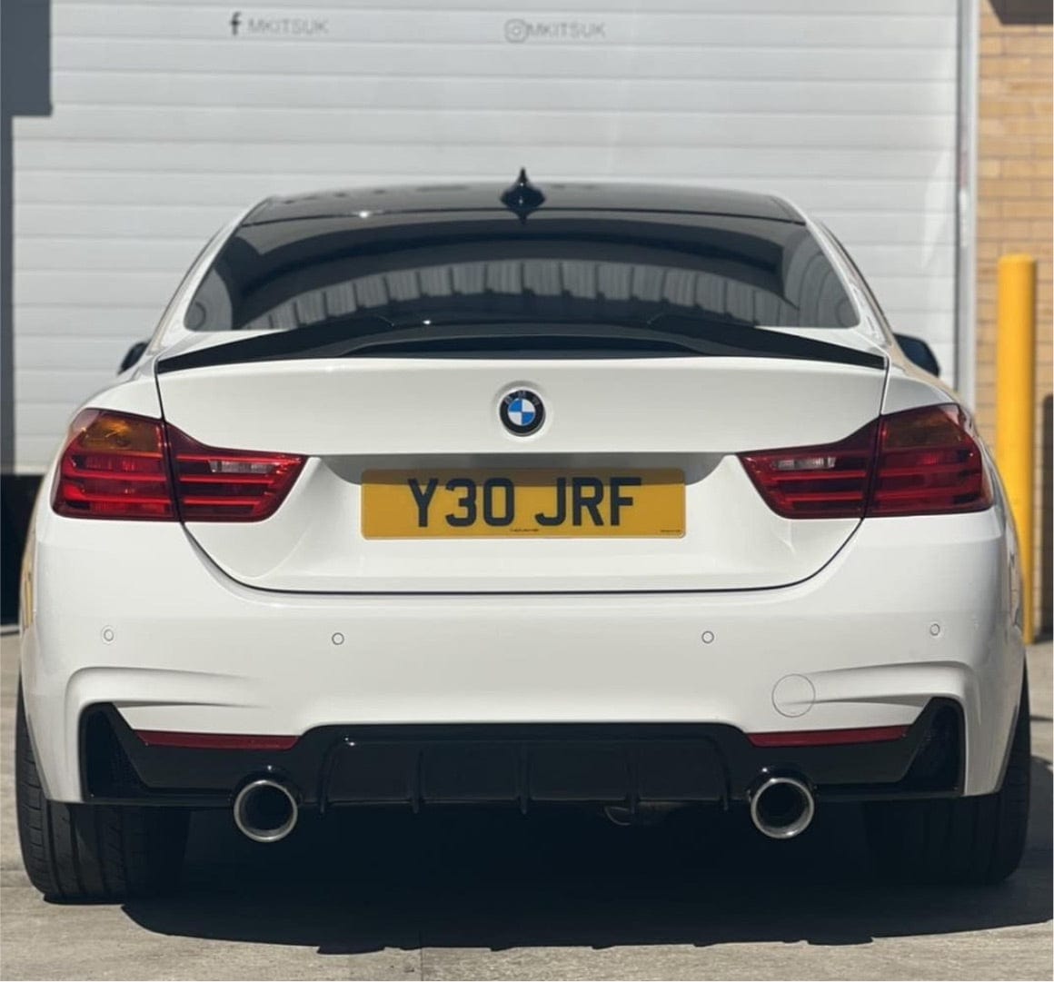 BMW 4 SERIES GRAN COUPE F36 GLOSS BLACK SPOILER - V5