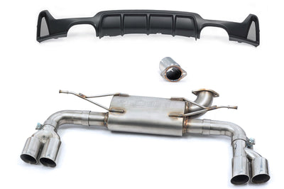 Cobra Exhausts - BMW 420i (F32/F33/F36) (13-20) Quad Exit M4 Style Performance Exhaust Conversion