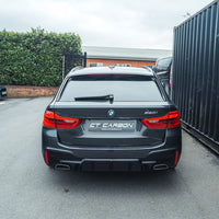 BMW G30/G31 5 SERIES 2017-2023 GLOSS BLACK DIFFUSER - V2