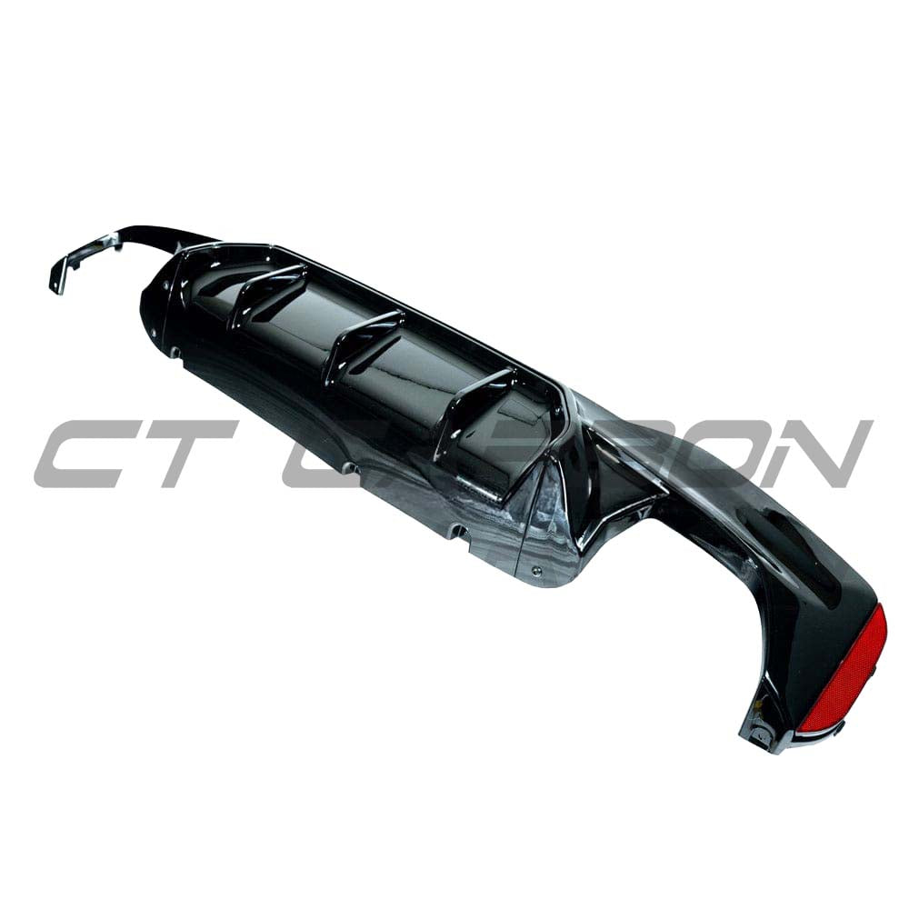 BMW G30/G31 5 SERIES 2017-2023 GLOSS BLACK DIFFUSER - V2