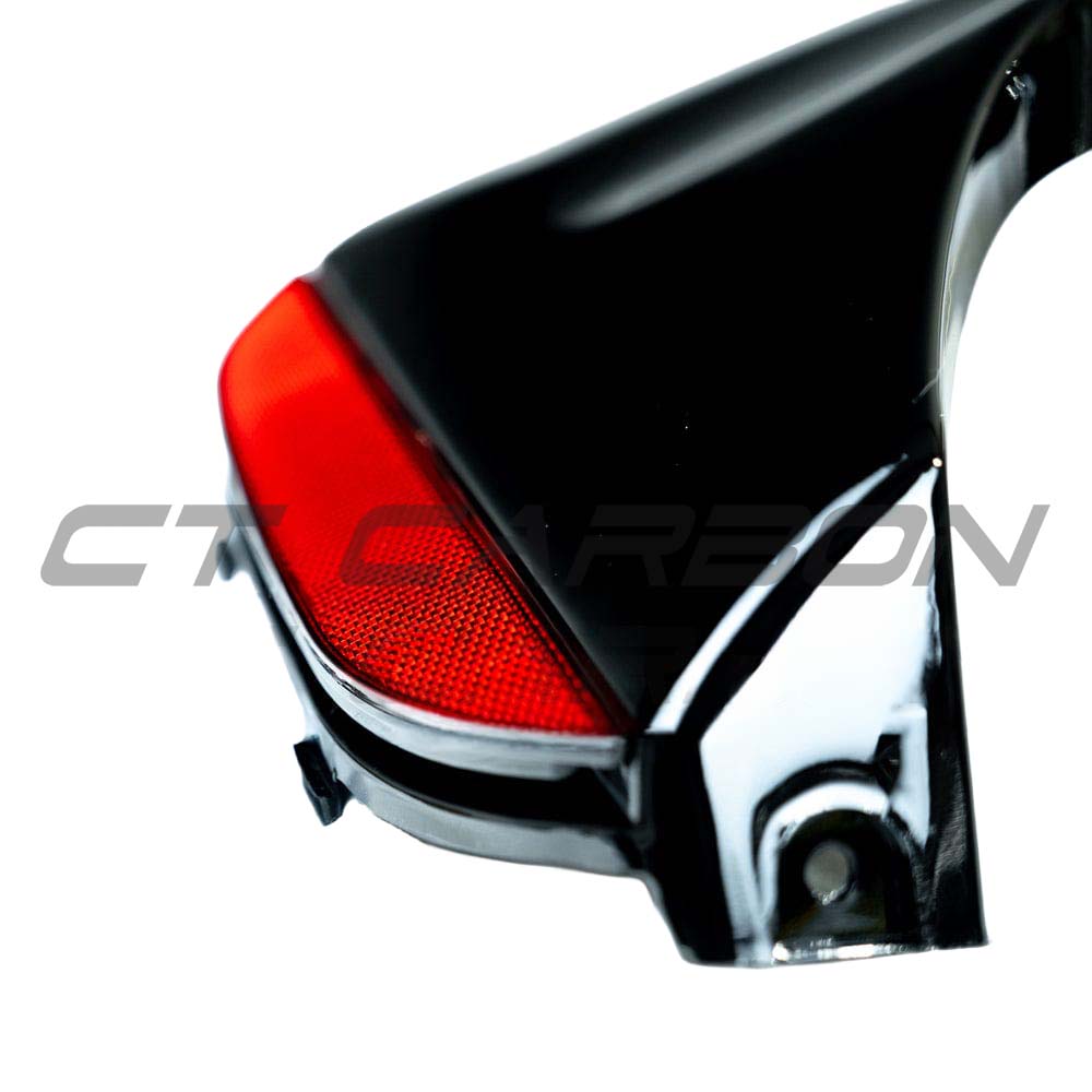BMW G30/G31 5 SERIES 2017-2023 GLOSS BLACK DIFFUSER - V2